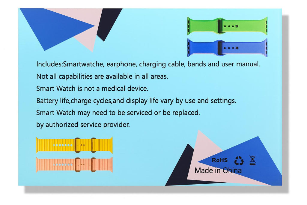 SU6+2 ULTIMATE PACK – 2 Montres Connectées + 2 Écouteurs Bluetooth + 4 Bracelets Interchangeables | Le Coffret 6-en-1 du Style et de la Liberté